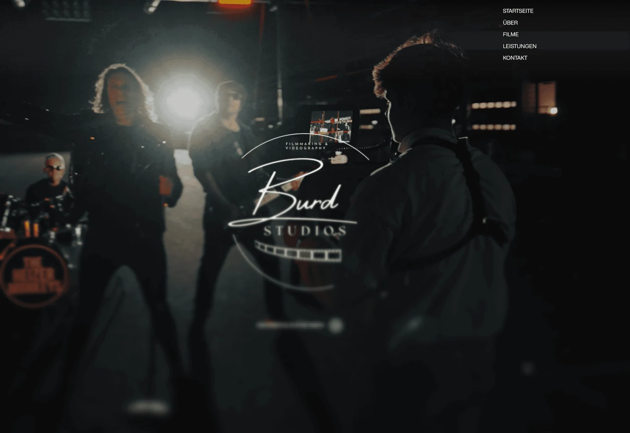 Website-Vorschau von Burdstudios