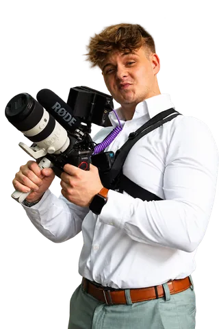 Burdstudios-Teammitglied 2 bei einer Videoproduktion