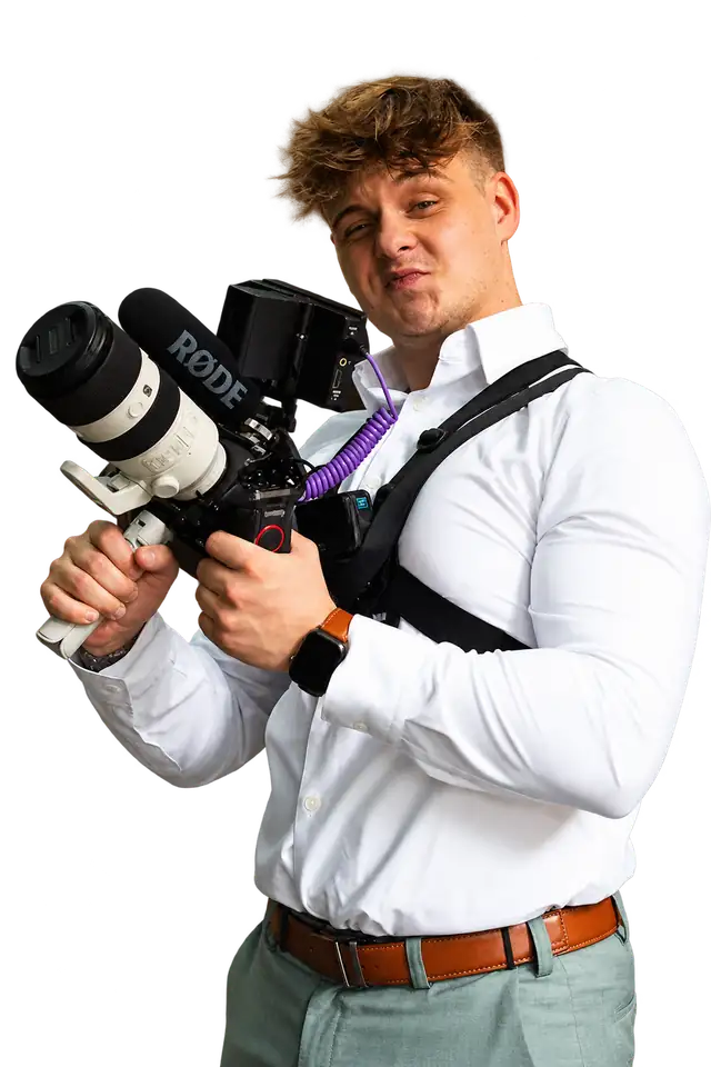 Burdstudios-Teammitglied 2 mit Kamera